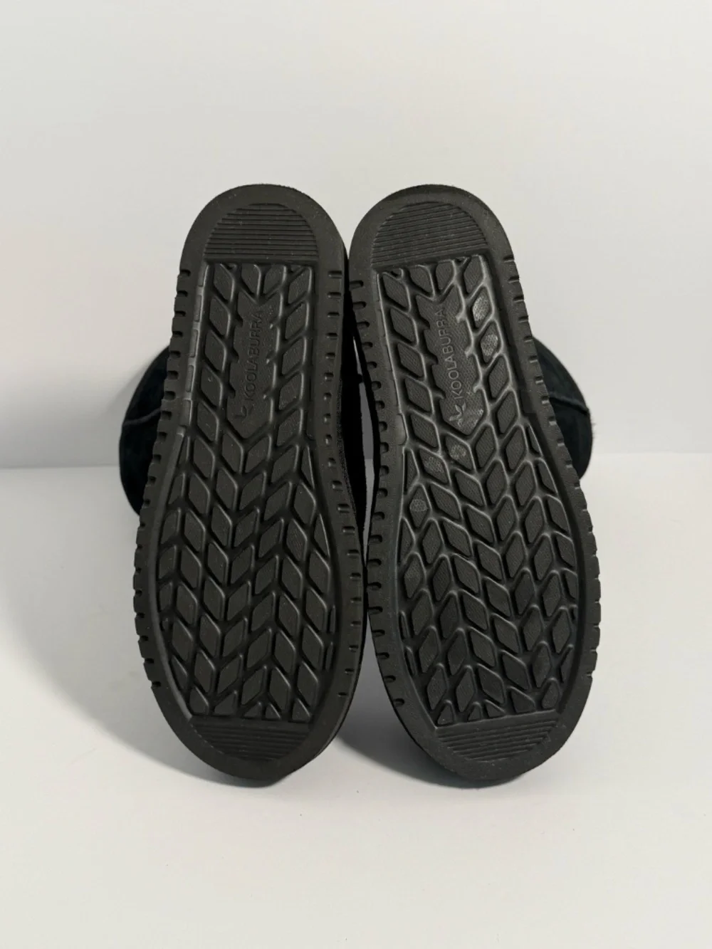 Koolaburra by UGG Koola Tall Black Suede Sheepskin Fur Winter Boots Women's Sz7